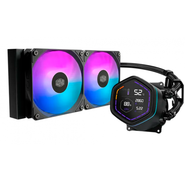 COOLER CPU WATERCOOLER COOLER MASTER MASTERLIQUID 240 CORE NEX DIGITAL ARGB LGA1200/LGA1700/LGA1851/AM4/AM5