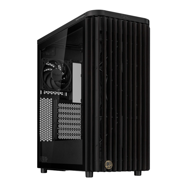 GABINETE ASUS PA401 PROART WOOD EDITION METAL BLACK USB-C 2X16CM 1X12CM ARGB