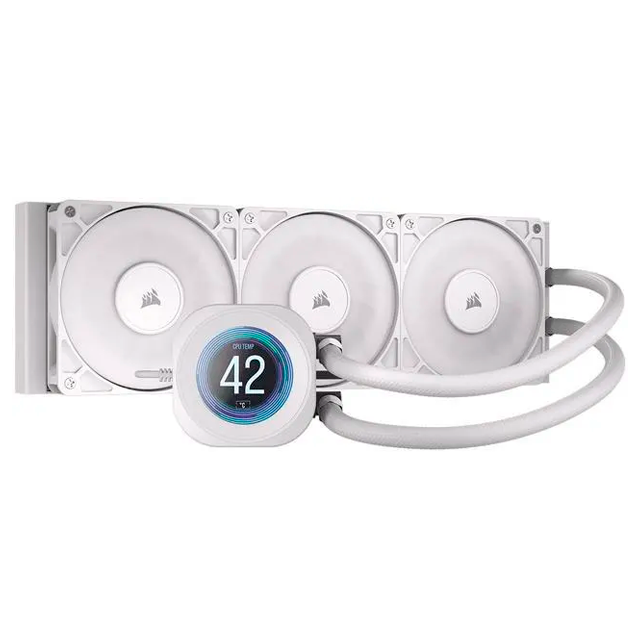 Cooler CPU Watercooler Corsair Nautilus 360 RS LCD White 360mm LGA1200/LGA1700/LGA1851/AM4/AM5