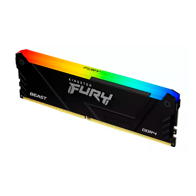 MEMORIA RAM KINGSTON 8GB DDR4 3200MHZ FURY BEAST RGB
