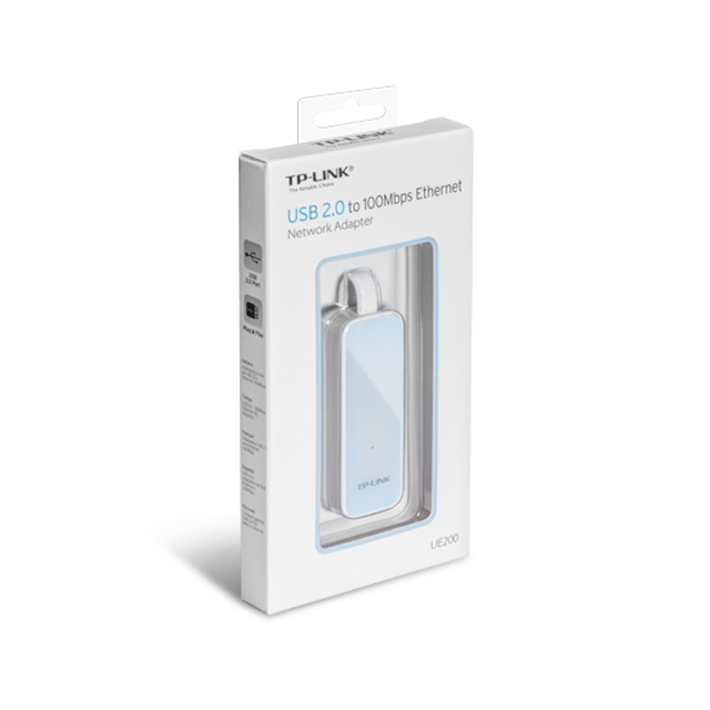 ADAPTADOR TP-LINK UE200 USB 2.0 A RJ45 ETHERNET