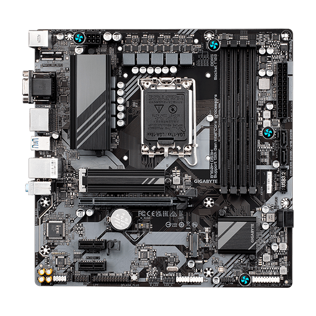 Mother Gigabyte B760M DS3H AX V2 DDR5 (12/13/14va Gen) LGA1700