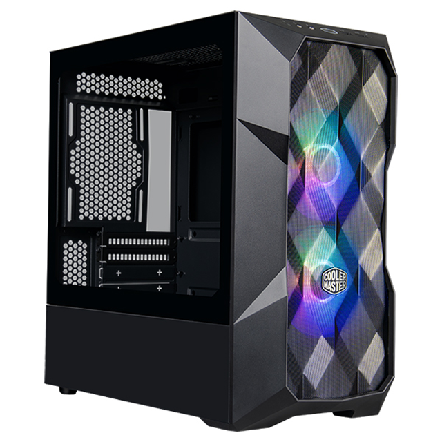 GABINETE COOLER MASTER TD300 MESH ARGB 2X12CM MICRO ATX