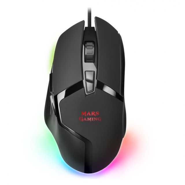 MOUSE GAMER MARS GAMING MMGX BLACK ULTRALIGHT 10000 DPI USB