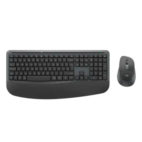 Kit Teclado y Mouse Logitech MK880 Black Wireless Bluetooth con Reposamanos