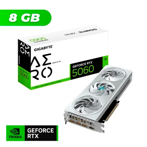 VGA Gigabyte GeForce RTX 5060 AERO OC 8G White (6415)