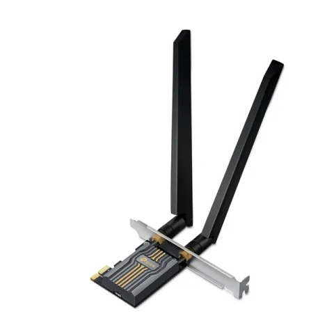 Placa de Red WiFi TP-Link Archer TBE400E BE6500 Tribanda + Bluetooth 5.4
