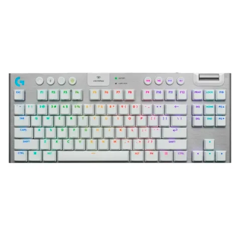 Teclado Logitech G915 X TKL White Mecánico RGB Wireless