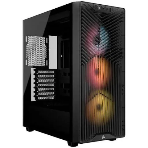 Gabinete Corsair 3200D RS Smoke Templado 3x120mm