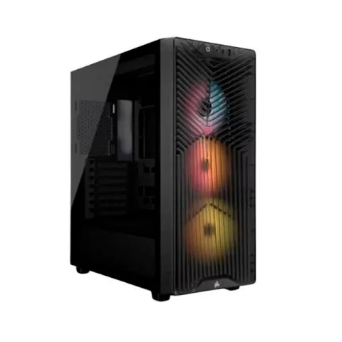Gabinete Corsair 3200D RS ARGB Smoke Templado 3x120mm ARGB