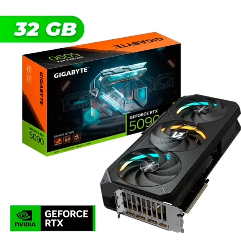Placa de Video Gigabyte NVIDIA GeForce RTX 5090 GAMING OC 32GB GDDR7