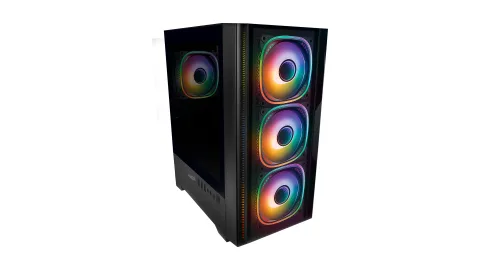 Gabinete Sentey T15 Black Templado Mesh 4x120mm ARGB