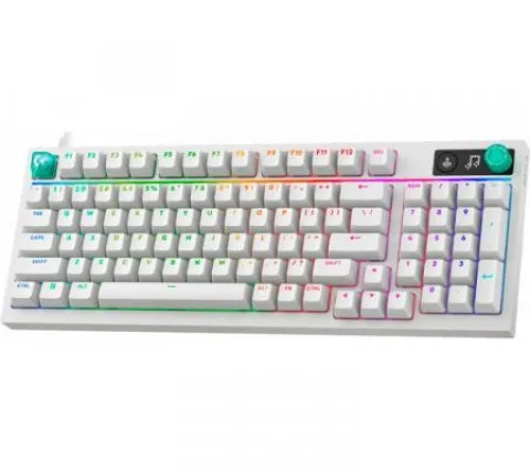 Teclado Logitech G316 X White 98 RGB Mecánico 8kHz